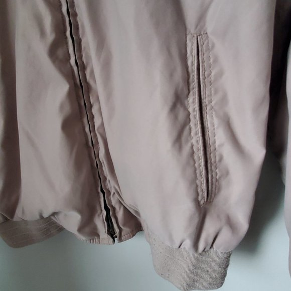 LONDON FOG Men's Light Jacket Zip Up Button Cuffs Pockets Sporty Windbreaker M - Picture 2 of 10